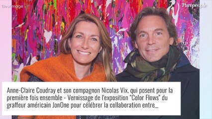 Video herunterladen: Anne-Claire Coudray amoureuse de Nicolas Vix : les rares apparitions du couple