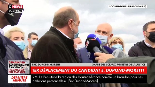 Hauts de France - Eric Dupont-Moretti s'en prend violemment à Marine Le Pen : Je veux chasser le RN de ces terres, ce parti est celui de la haine