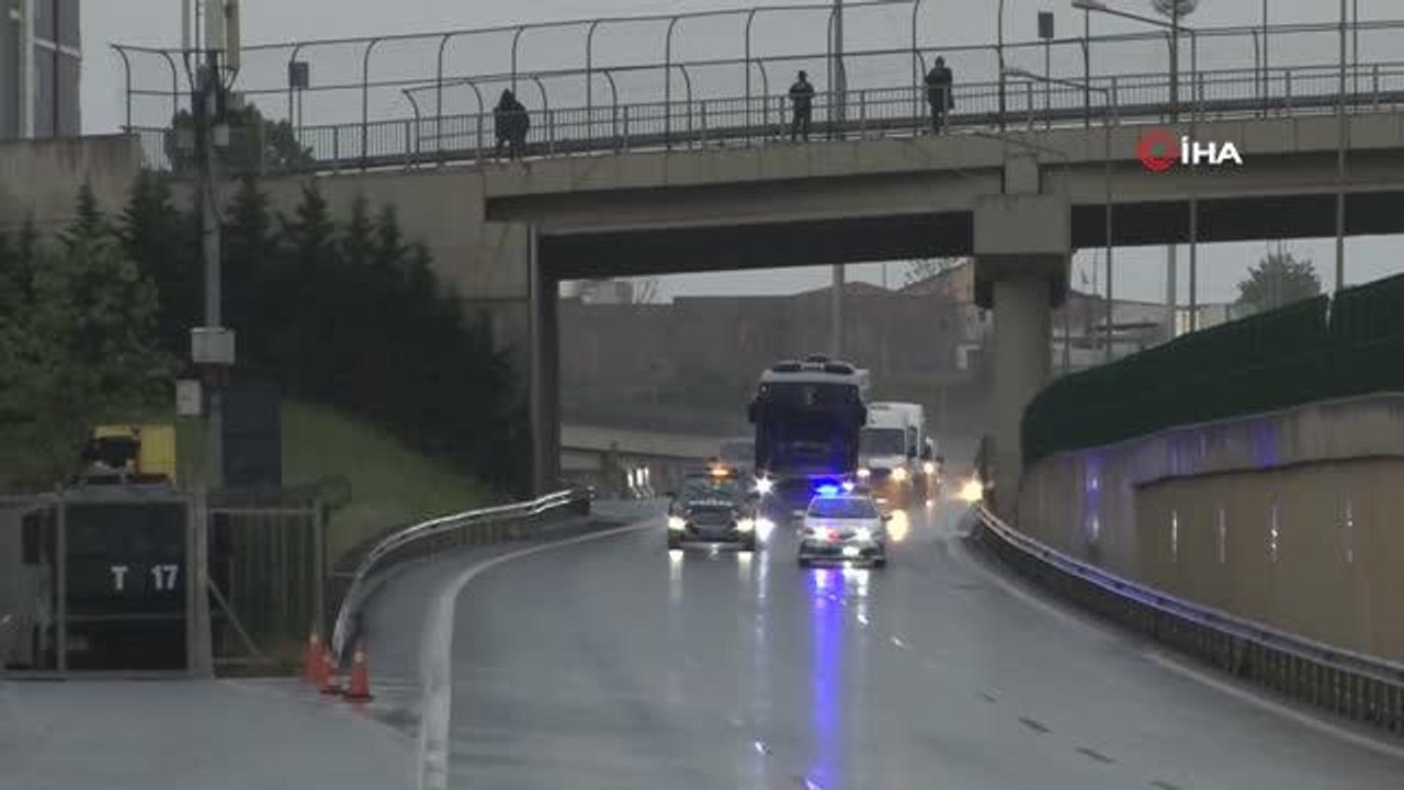 Beşiktaş stada ulaştı