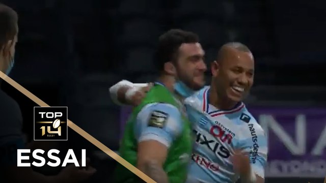 TOP 14 - Essai de Gaël FICKOU (R92) - Racing 92 - Clermont - J23 - Saison 2020/2021