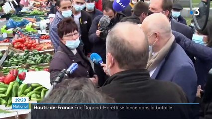 Régionales dans les Hauts-de-France : les premiers pas en campagne du candidat Éric Dupond-Moretti