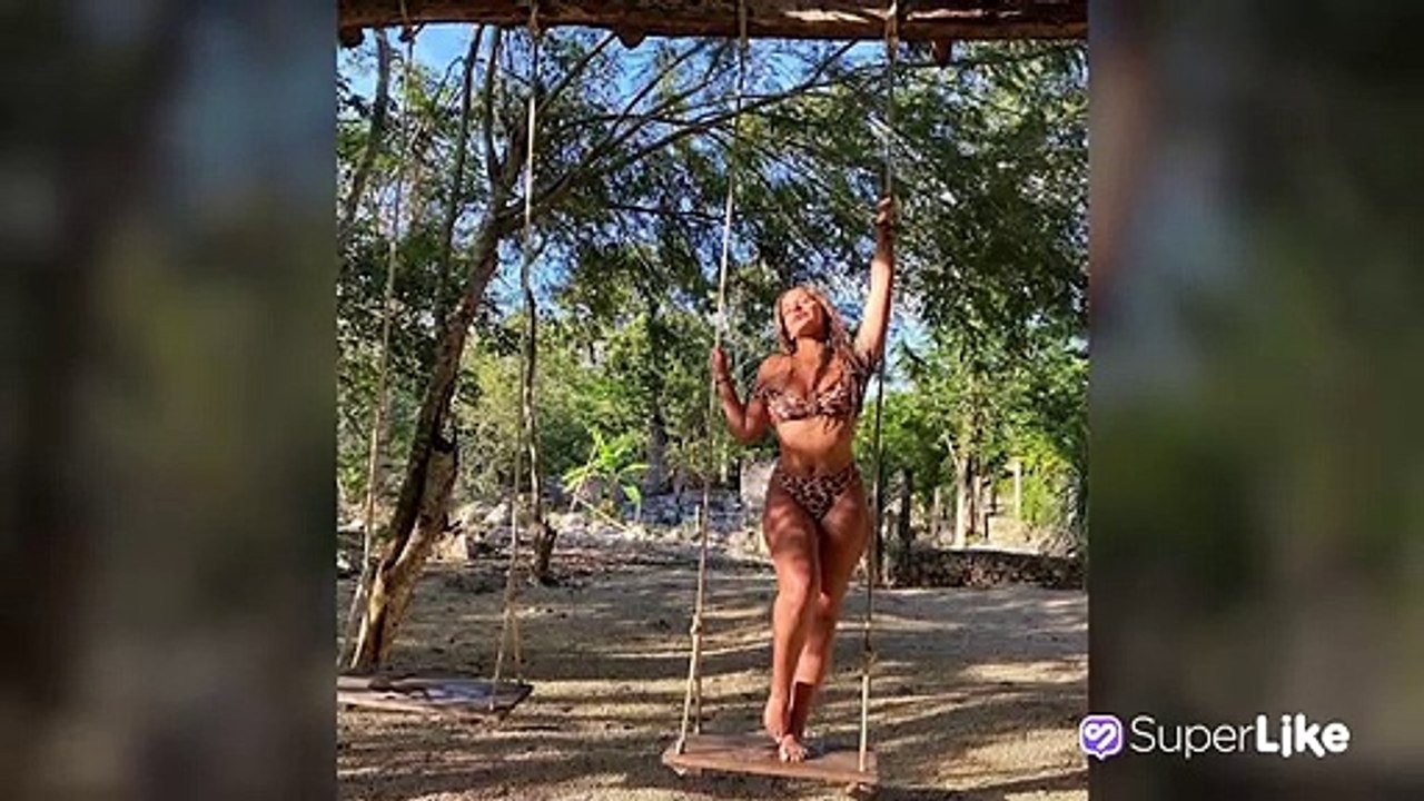 María Legarda subió la temperatura mientras preparaba un coctel