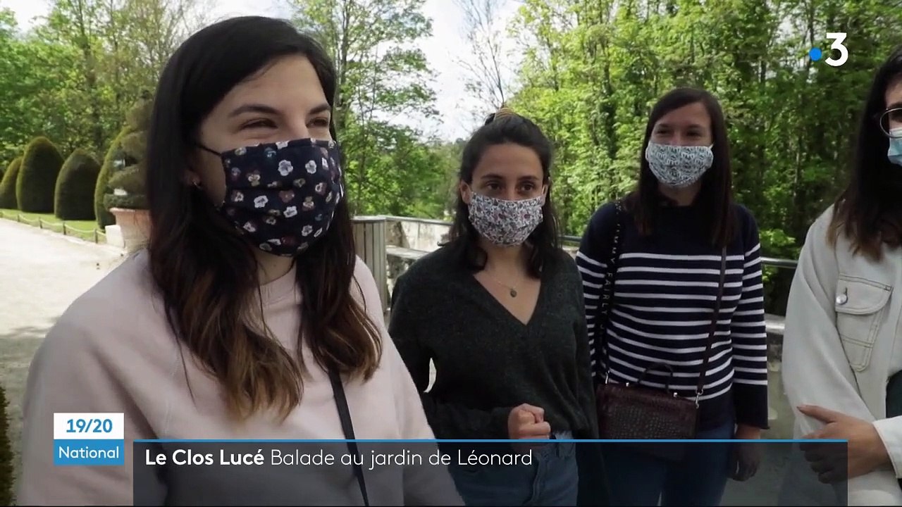 Déconfinement : première visite dans le parc du château du Clos Lucé