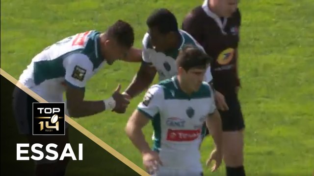 TOP 14 - Essai d'Aminiasi TUIMABA (SP) - Agen - Pau - J23 - Saison 2020/2021