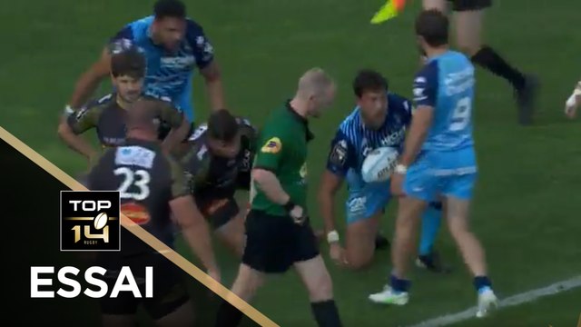 TOP 14 - Essai d'Alexandre BECOGNEE (MHR) - Montpellier - La Rochelle - J23 - Saison 2020/2021