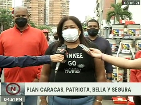 Gobierno activó jornada de limpieza y embellecimiento en la parroquia San Agustín de Caracas