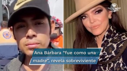 Ana Bárbara le dedica mensaje a Miguel Córdova, quien vivía bajo la Línea 12 del Metro