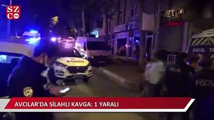 Скачать видео: Avcılar'da silahlı kavga: 1 yaralı