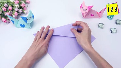 Paper Crafts | Paper Cat  Origami Cat