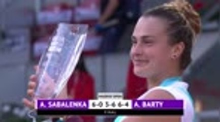 Sabalenka edges Barty in thriller to capture Madrid title