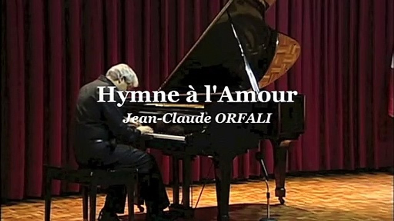 HYMNE A L'AMOUR - Jean-Claude ORFALI - Solo Piano