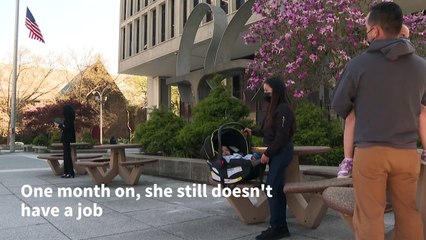 A month after crossing river into US, immigrants face harsh reality