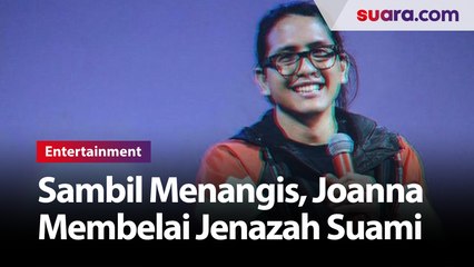 Sambil Menangis, Joanna Alexandra Sempat Membelai Jenazah Suaminya Sebelum Ibadah Pelepasan