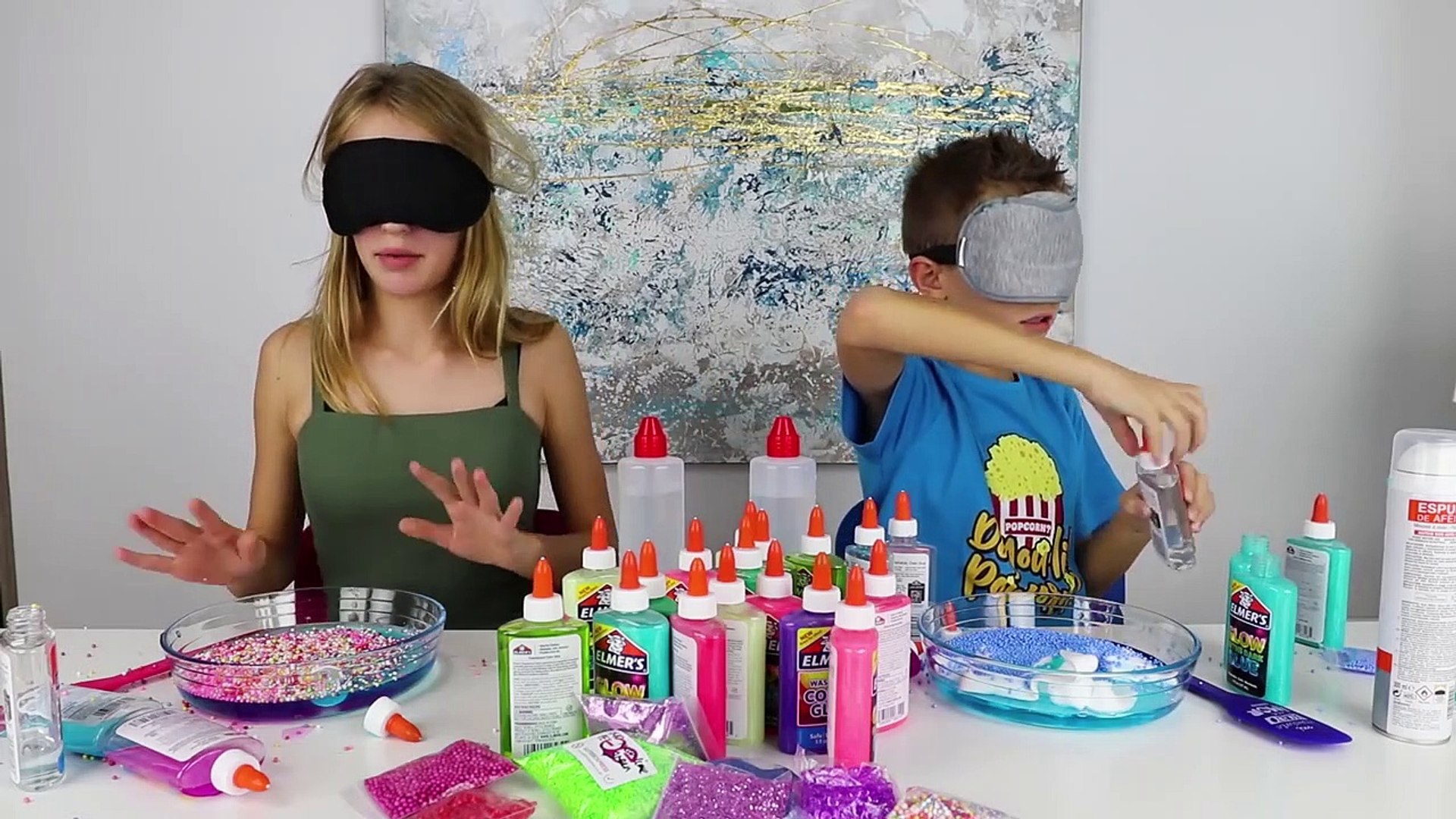 Making Slime Blindfolded!!! - video Dailymotion