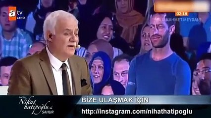 Nihat Hatipoğlu'nu kızdıran soru!