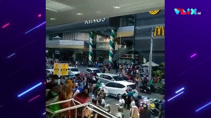 Mal di Kota Bandung Penuh Sesak Menjelang Lebaran