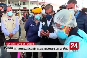 Covid-19 en Perú: reinician vacunación para mayores de 70 años