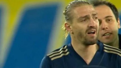 Ankaragücü maçının bitiş düdüğüyle Caner Erkin hüngür hüngür ağladı