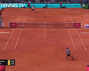 Madrid - Après Nadal, Zverev s'offre Thiem et se qualifie en finale