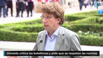 Almeida critica los botellones y pide que se respeten las normas