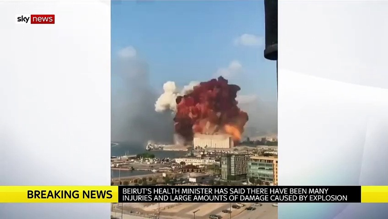 Raw Video: Beirut Blast Caught On Camera
