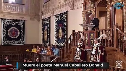 Muere el poeta José Manuel Caballero Bonald a los 94 años