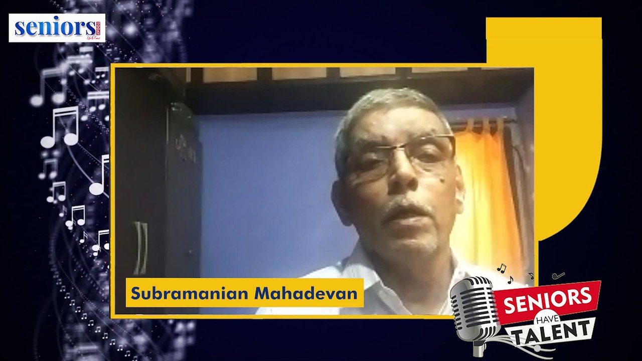 Subramanian Mahadevan Performing at Seniors Have Talent | Season Four Round A | Singing Contest | Seniors Today E-magazine