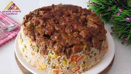 Tam Ölçülü Tane Tane Pilavıyla Etli MAKLUBE Tarifi  Mutlaka Denemelisiniz