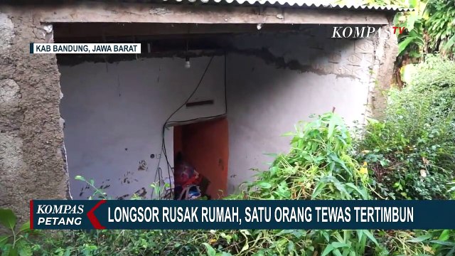 Tebing Setinggi 15 Meter di Bandung Barat Longsor Akibat Diguyur Hujan Deras