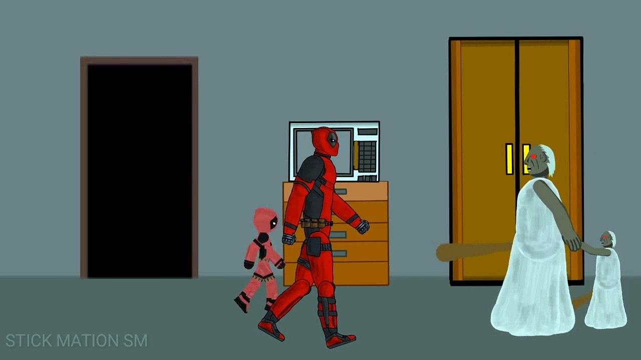 Granny Vs Deadpool Animation Parody Drawing Cartoons 2 Hd