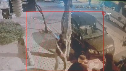 Avcılar'da silahlı saldırı kamerada