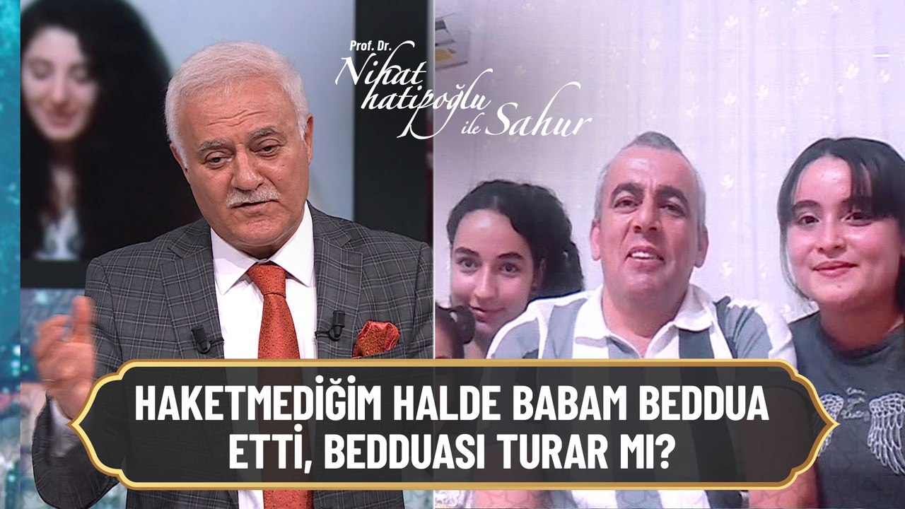 Hak etmediğim halde babam çok beddua etti beddu...
