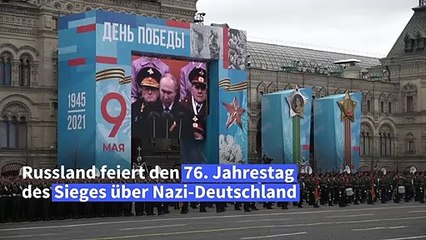 Russland feiert Sieg über Nazi-Deutschland vor 76 Jahren