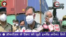 पश्चिम बंगाल से ट्रेन 80 मीट्रिक टन ऑक्सीजन लेकर पहुंची कानपुर