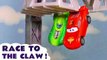 Hot Wheels Funny Funlings Race to the Claw with Disney Cars Lightning McQueen versus PJ Masks Gekko in this Family Friendly Toy Story Video for Kids by Kid Friendly Family Channel Toy Trains 4U