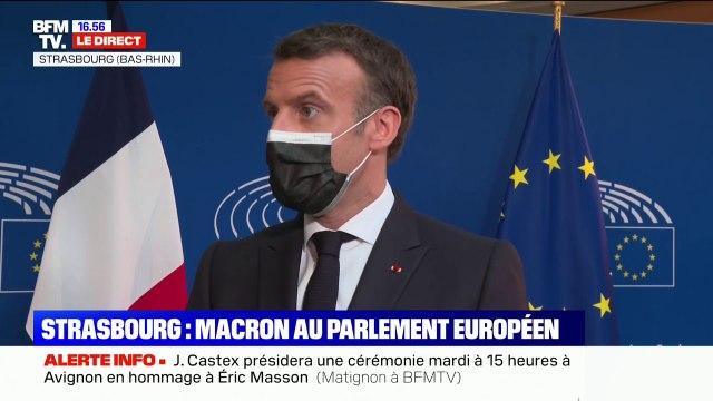 Emmanuel Macron: Pour répondre aux variants, on voit que d'autres vaccins sont aujourd'hui plus efficaces