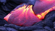 Molten Lava Close-Up - Royalty Free Stock Footage
