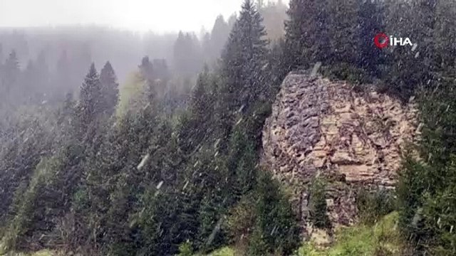 Doğu Karadeniz bölgesinde Mayıs ayında kar sürprizi