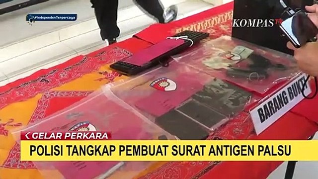 Polisi Tangkap Pembuat Surat Antigen Palsu di Cianjur, Terancam Hukuman 6 Tahun Penjara
