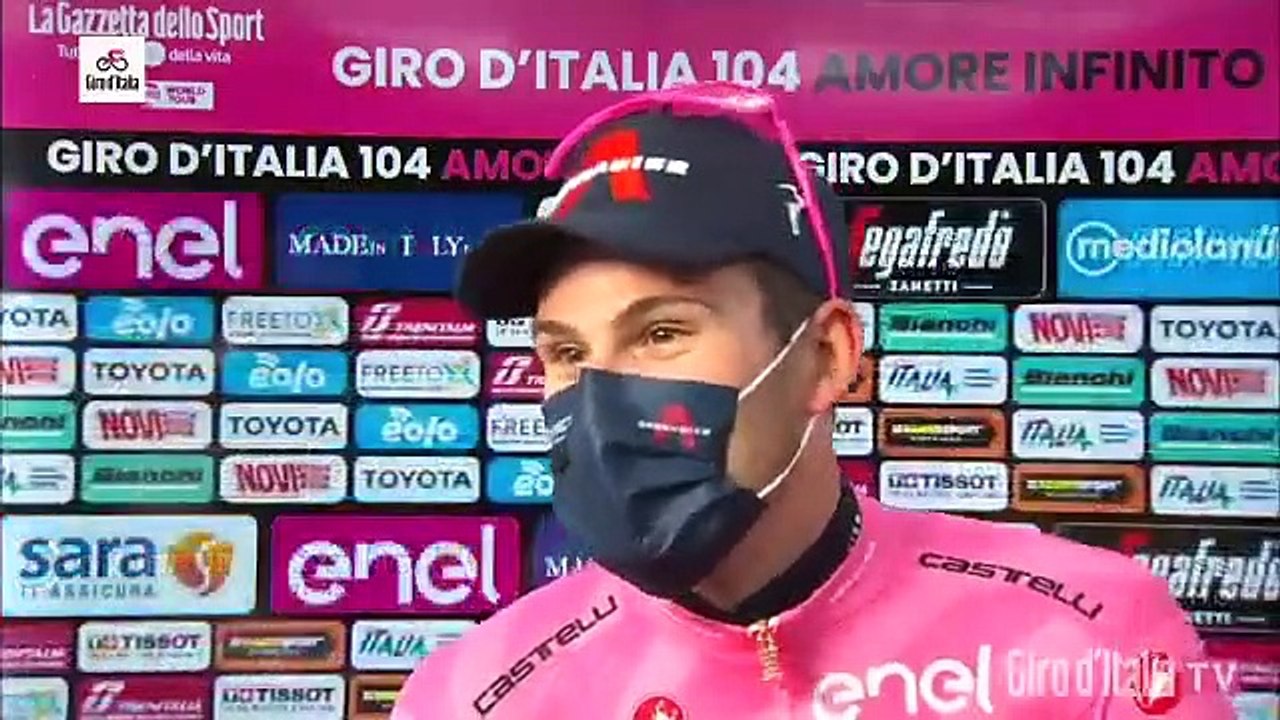 Tour d'Italie 2021 - Filippo Ganna : "I enjoyed hearing the crowd of Piedmont yelling my name today"