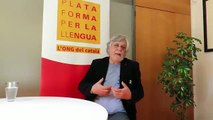 ️ Kris Charlier parla amb Plataforma per la Llengua / @llenguacat