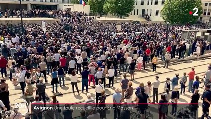 Hommage à Éric Masson à Avignon : "les policiers sont là pour nous défendre, pas pour être tués"