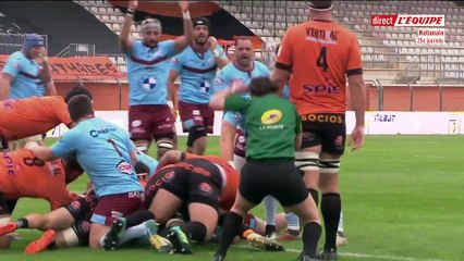 Le résumé de Narbonne - Bourgoin - Rugby - Nationale