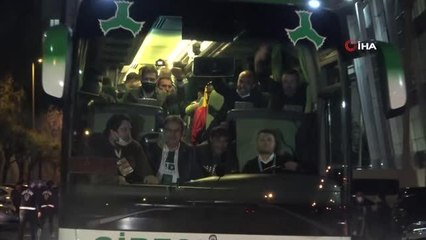 GZT Giresunspor coşkulu şekilde stattan ayrıldı