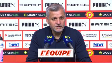 Genesio : « On a senti que le PSG n'était pas bien » - Foot - L1 - Rennes