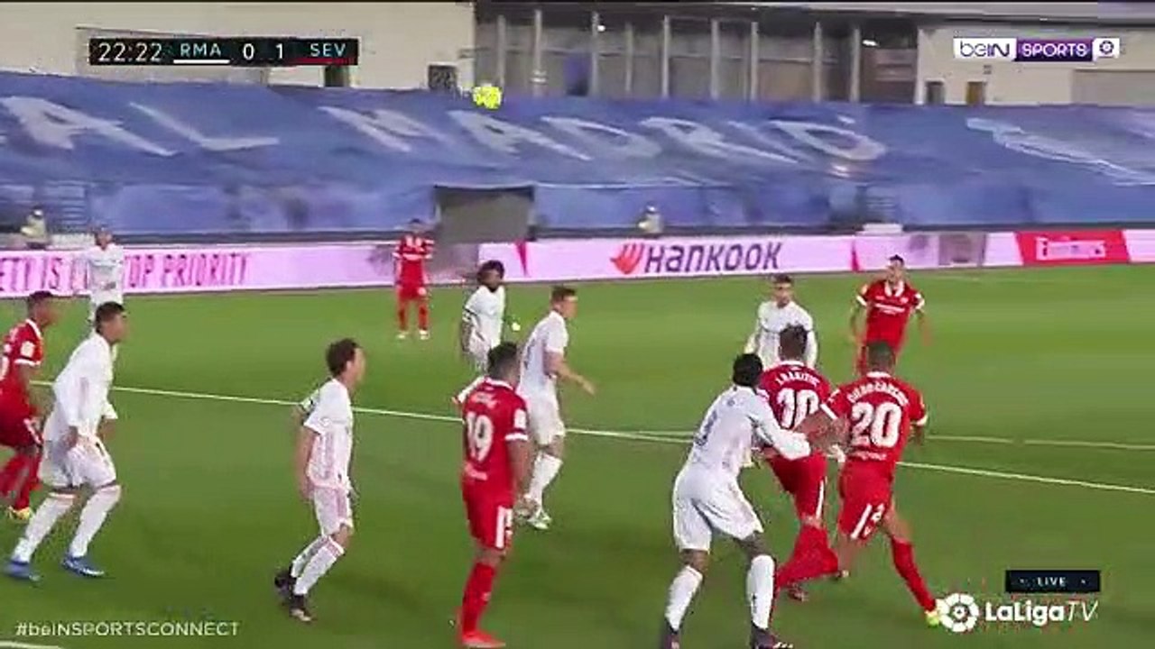 ملخص مباراة ريال مدريد واشبيلية (2-2) الدوري ال...