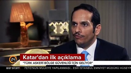 Katar'dan ilk açıklama: Türk askeri bölge güvenliği için geliyor