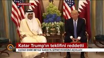 Katar emiri Trump'ın davetini reddetti!