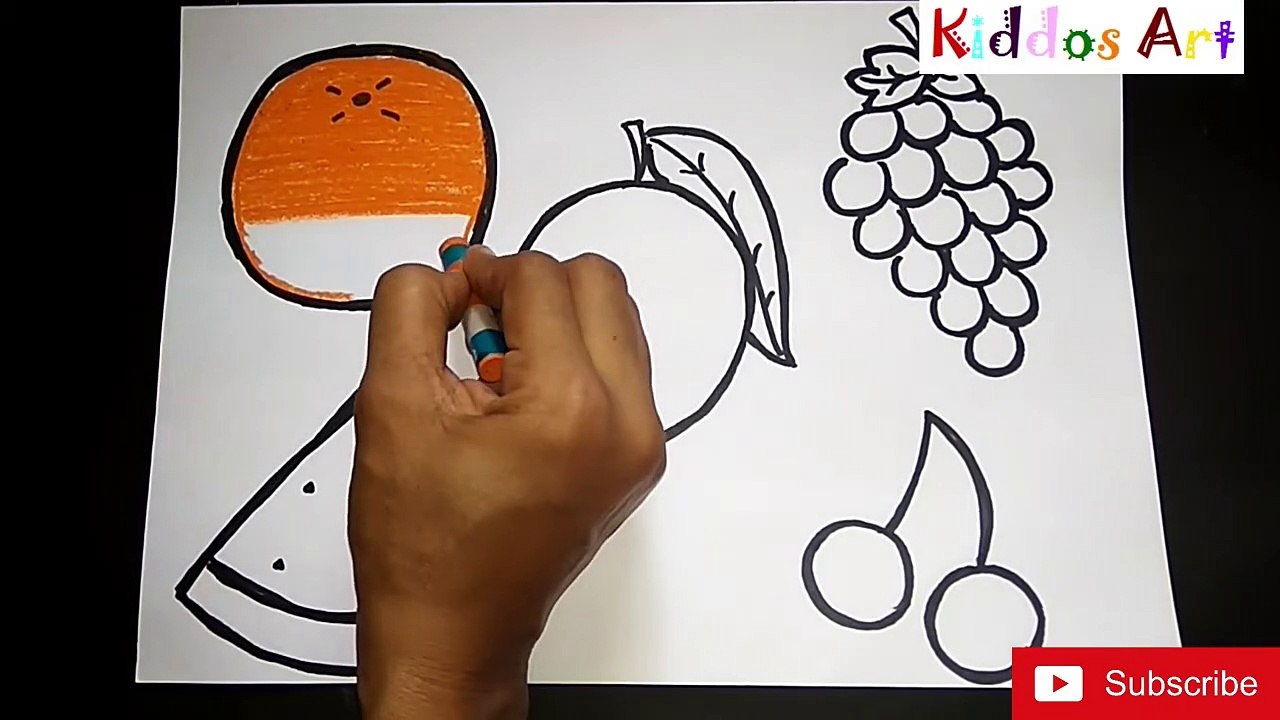 How To Draw Fruits Easily