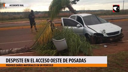 Despiste en el Acceso Oeste de Posadas